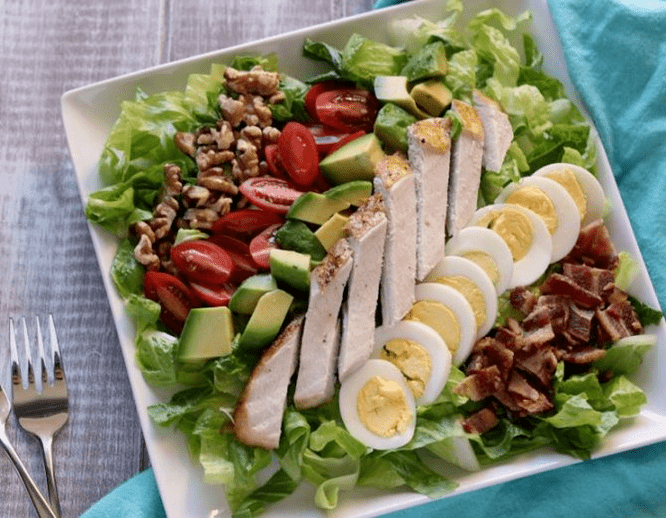 Salad with high protein